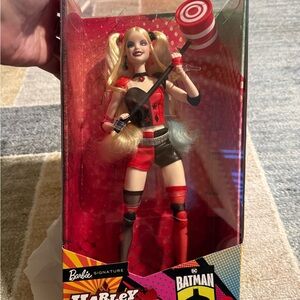 Barbie Harley Quinn Doll in Red and Black